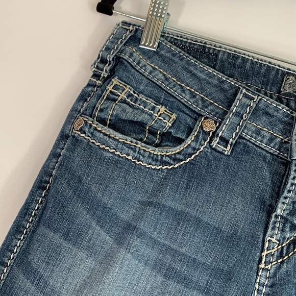 Silver Jeans Co. Aiko Capri Denim Jean Capris - Picture 2 of 11